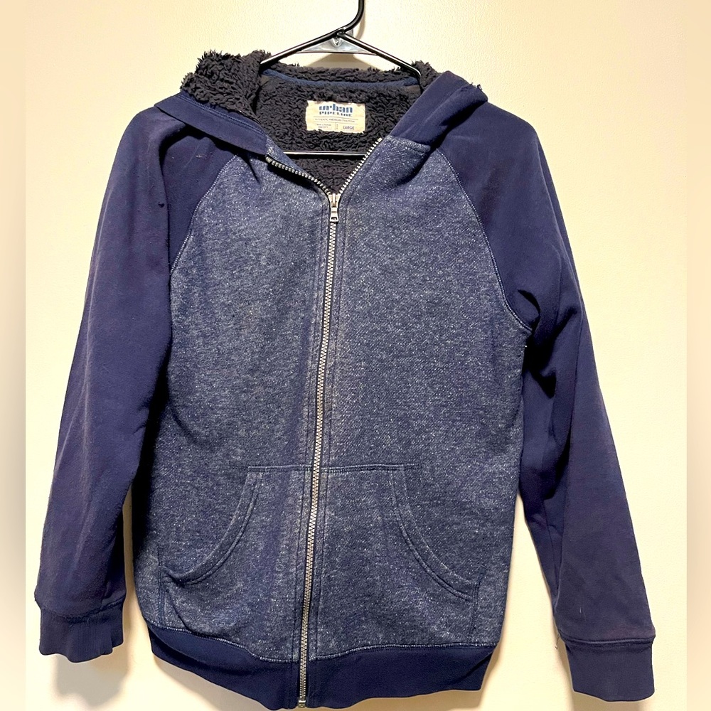 Urban Pipeline blue sweatshirt.  L